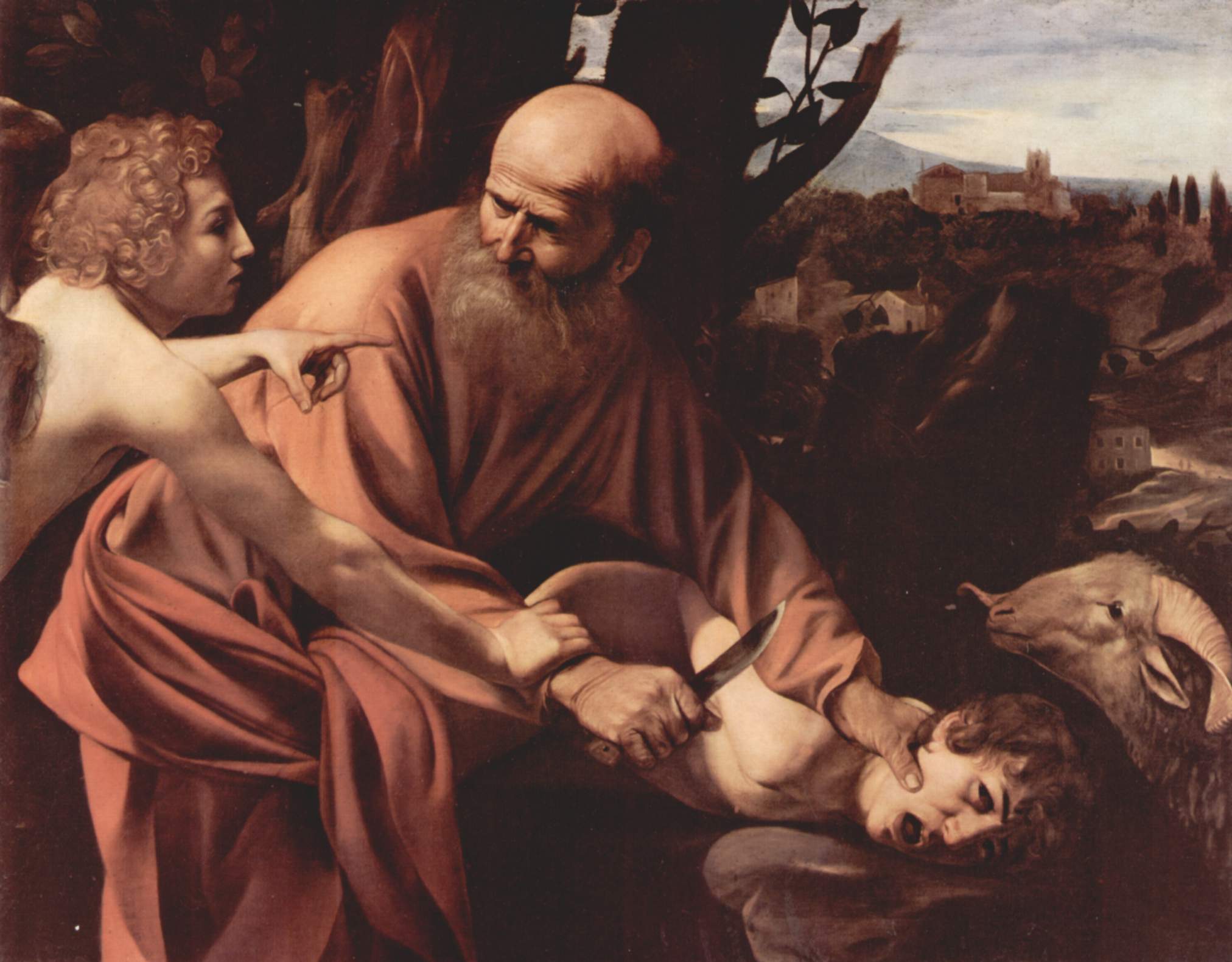 Opferung Isaaks von Michelangelo Caravaggio